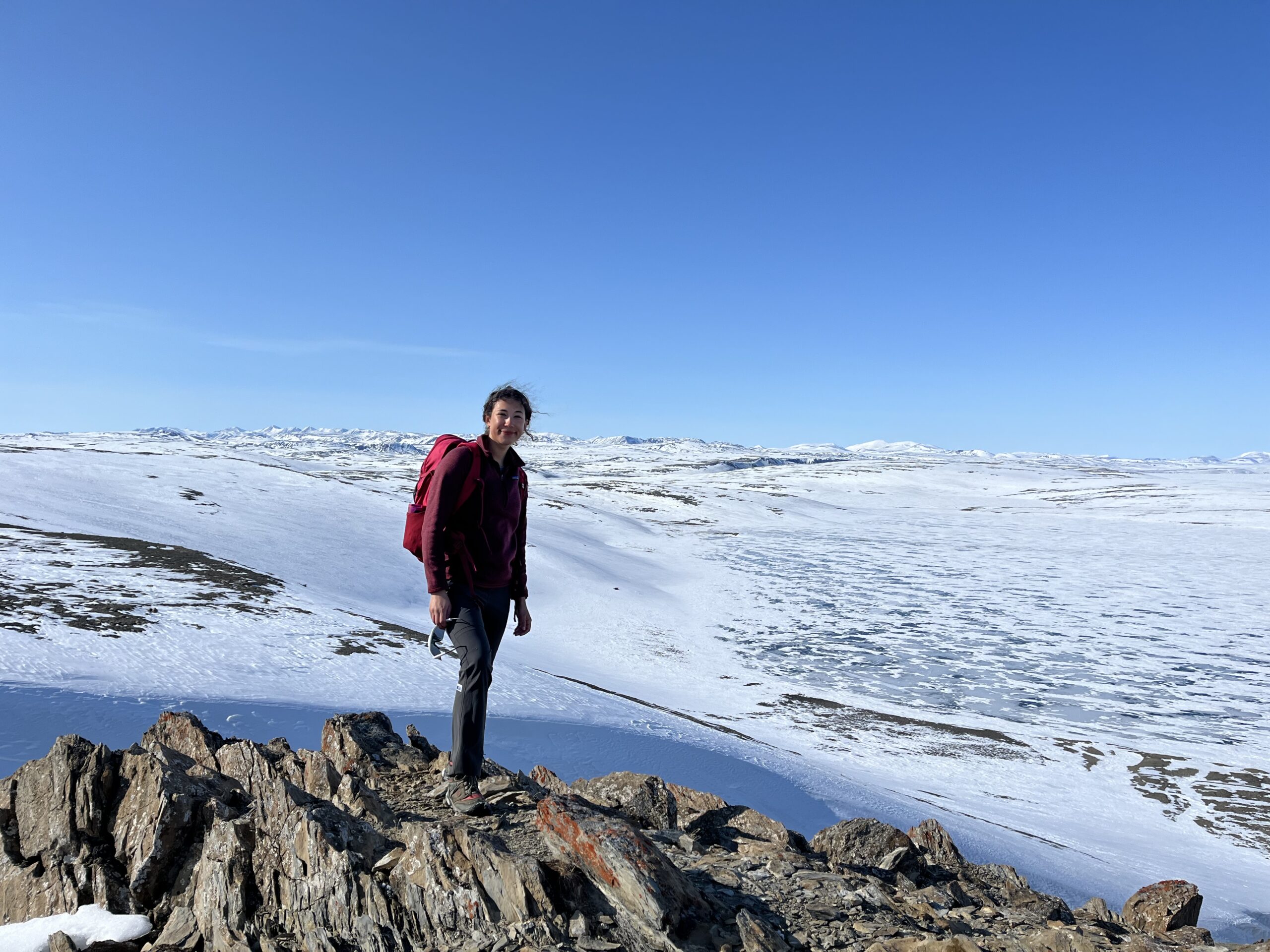 Erika in Nunavut.