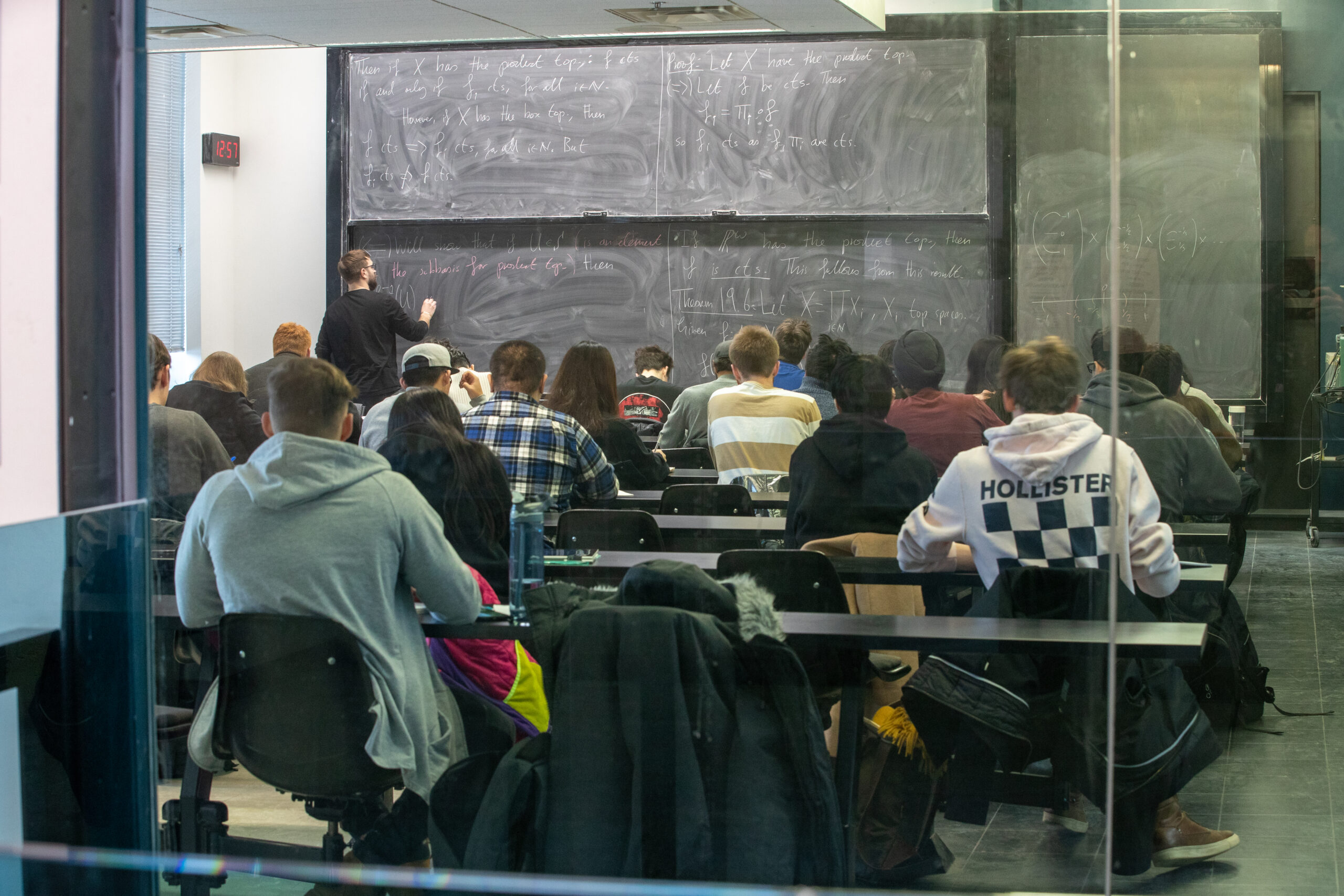 Students in classroom.