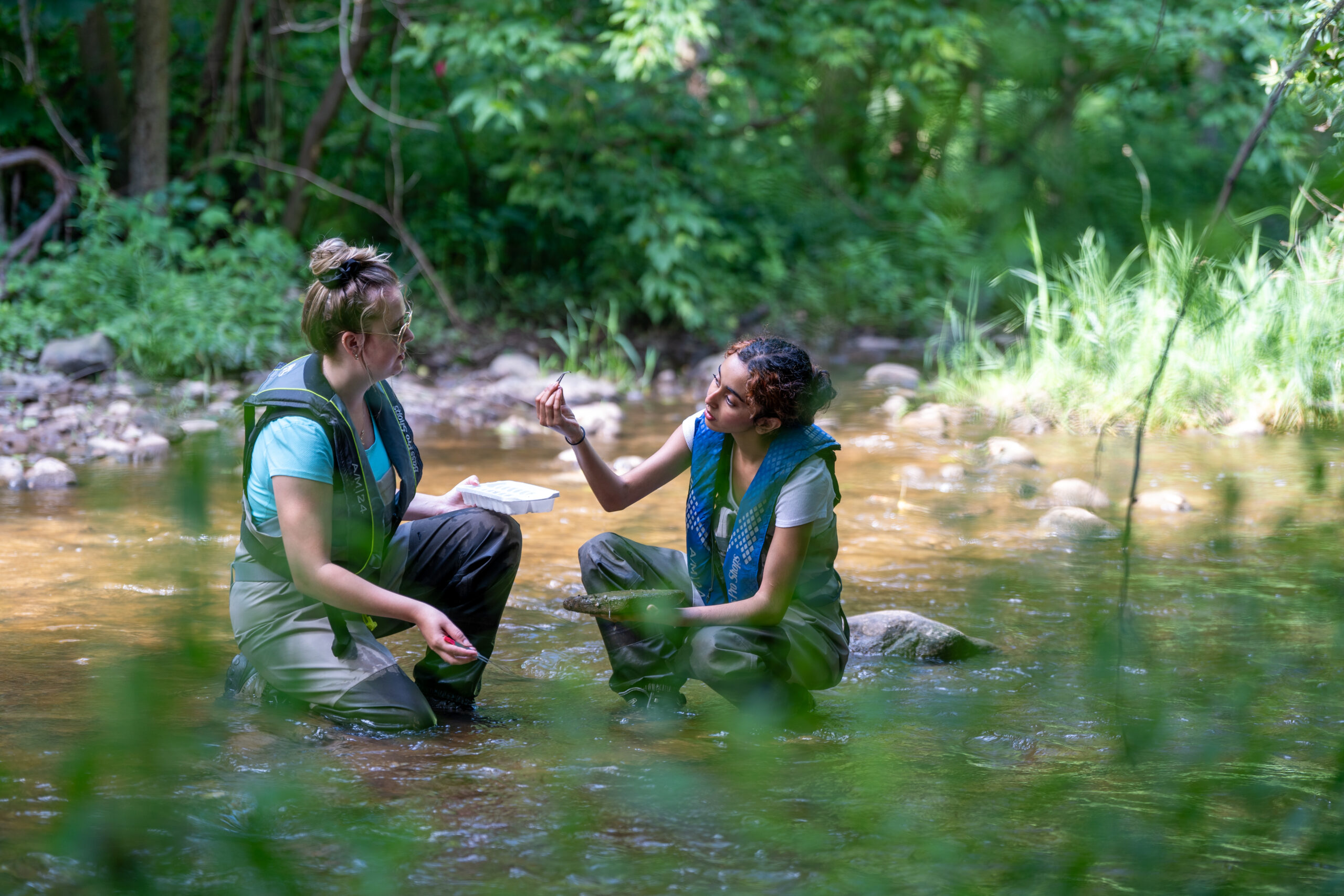 Water research students